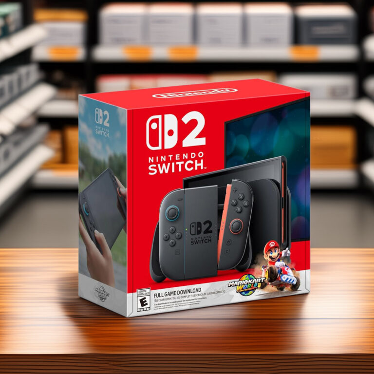 „Amazon“ atidaro vartus, „Nintendo“ jungiklis 2 „Mario Kart Bundle“ pataiko