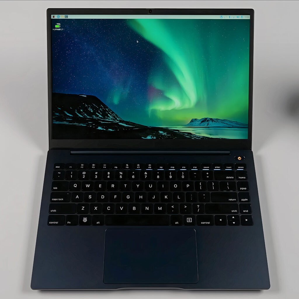 „Raspberry Pi“ varomas argonas „One Up“ nešiojamasis kompiuteris gali pasigirti